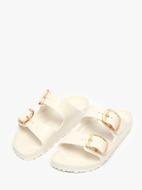 Slippers Arizona Big Buckle Birkenstock Beige women 1029651 ander zicht 1
