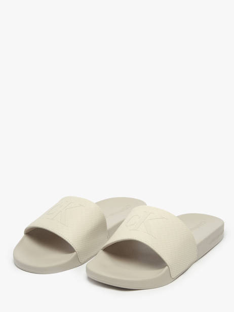 Slippers Calvin klein jeans Beige men 1269ACF ander zicht 1