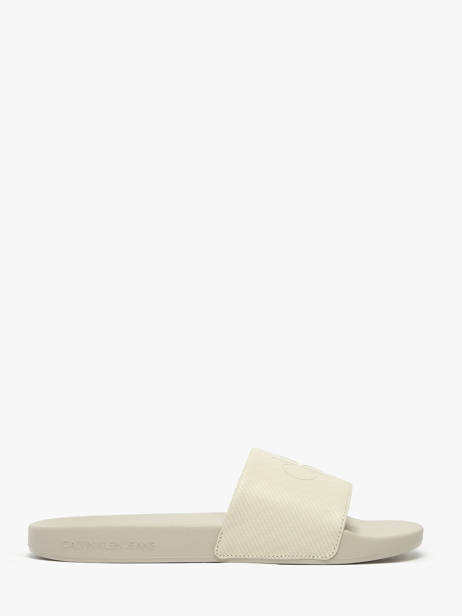Slippers Calvin klein jeans Beige men 1269ACF ander zicht 3