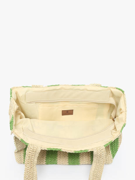 Schoudertas Cabas Gerard pasquier Groen cabas P25032 ander zicht 2