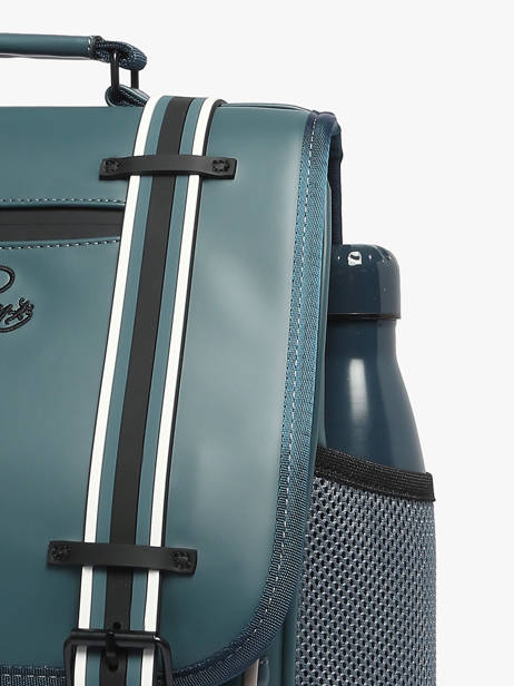 Rugzak Vintage North 2 Compartimenten Cameleon Blauw vintage north 28349-22 ander zicht 5