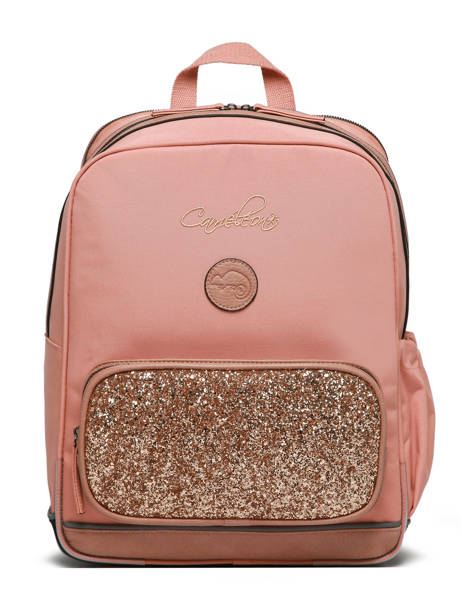 Rugzak 2 Compartimenten Cameleon Roze vintage fantasy SO40 ander zicht 7