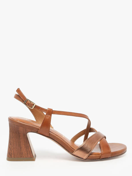 Sandalen Met Hak Uit Leder Tamaris Bruin accessoires 44