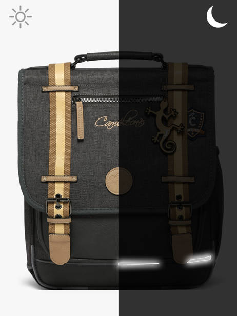 Rugzak Vintage Urban 2 Compartimenten Cameleon Grijs vintage urban SD39 ander zicht 8