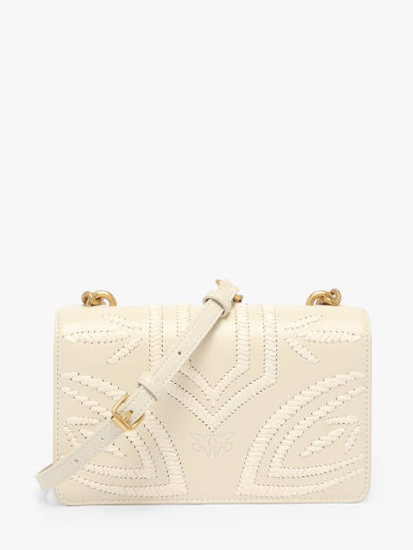 Cross Body Tas Love Bag Icon Leder Pinko Beige love bag icon A2C3 ander zicht 4
