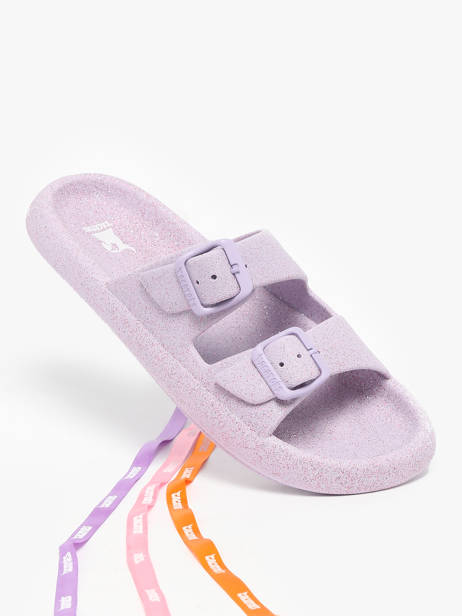Slippers Cacatoes Violet women JESSYGLI ander zicht 2