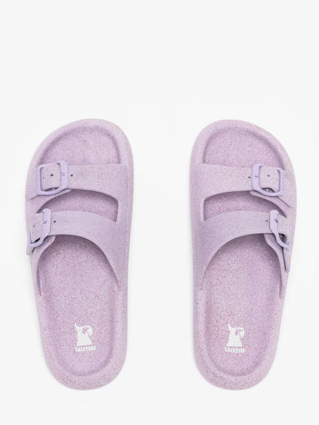 Slippers Cacatoes Violet women JESSYGLI ander zicht 3