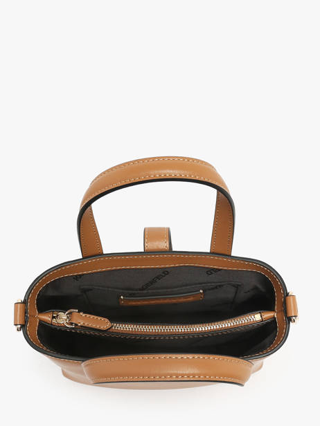 Handtassen K Autograph Leder Karl lagerfeld Bruin k autograph A3W30151 ander zicht 3