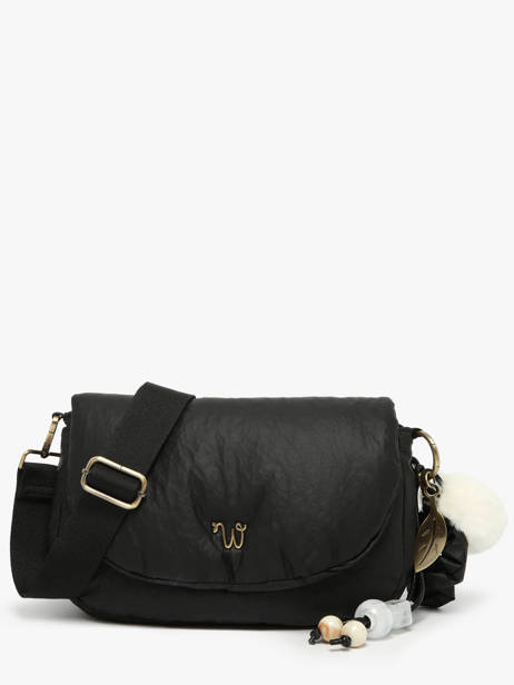 Cross Body Tas Alizier Woomen Zwart alizier WALI04