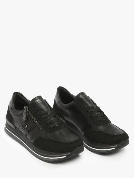 Sneakers Uit Leder Remonte Zwart women 4 ander zicht 2