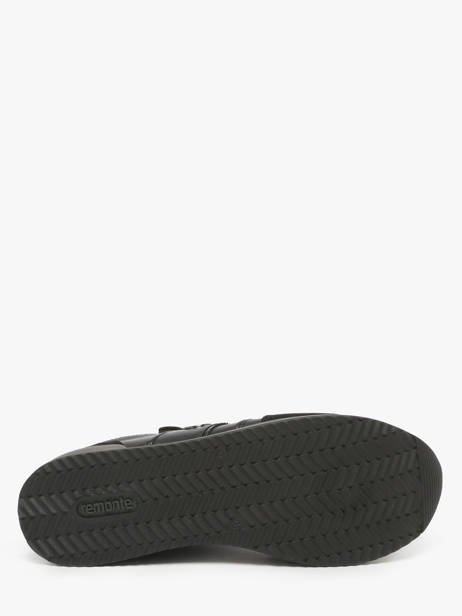 Sneakers Uit Leder Remonte Zwart women 4 ander zicht 5