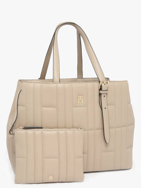 Schoudertas Th Feminine  Polyurethaan Tommy hilfiger Bruin th feminine  AW17452 ander zicht 1