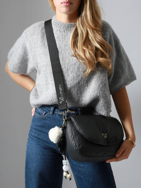 Cross Body Tas Alizier Woomen Zwart alizier WALI04 ander zicht 1