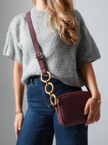 Cross Body Tas Heliconia Woomen Violet heliconia WHEL11 ander zicht 1