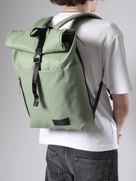 Rugzak Eastpak Groen upgrained MANHATTA ander zicht 1