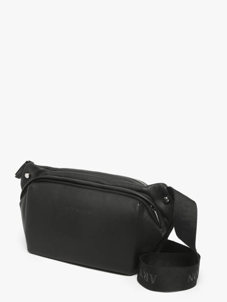 Belt Bag José Leder Arthur & aston Zwart thomas 5 ander zicht 1