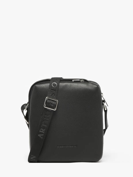 Cross Body Tas José Leder Arthur & aston Zwart thomas 2
