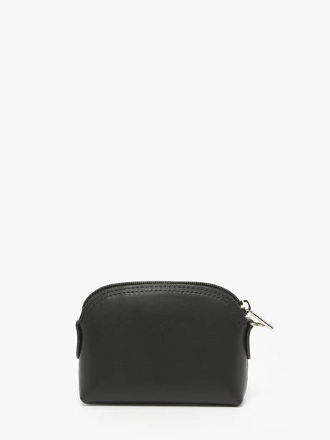 Portemonnee Leder Lancaster Zwart smooth 1 ander zicht 2