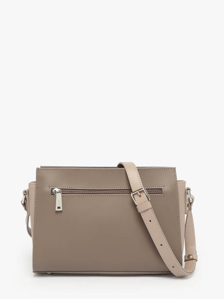 Cross Body Tas Smooth Leder Lancaster Beige smooth 437-02 ander zicht 4