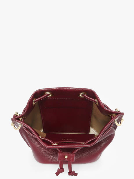 Bucket Bag Alba Double Leder Lancaster Rood alba double 80 ander zicht 2