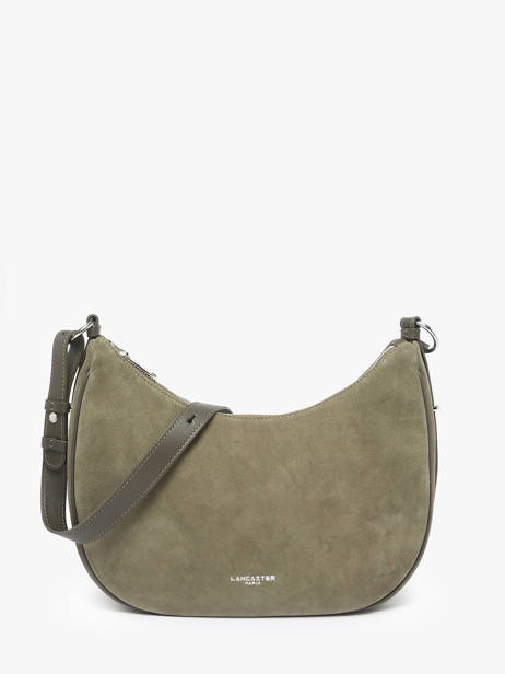 Schoudertas Suede Leder Lancaster Groen suede 82