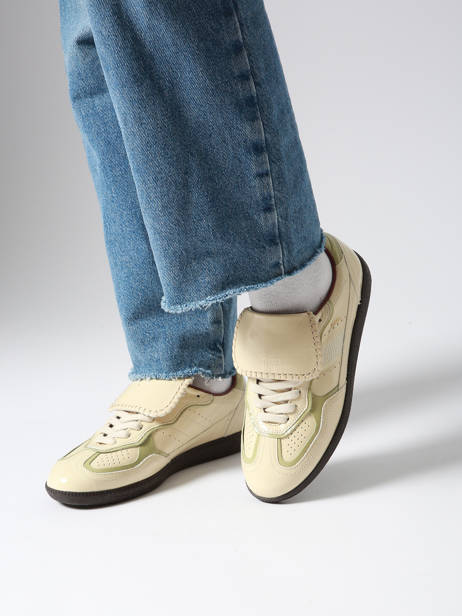Sneakers Uit Leder Alohas Beige women 10082902 ander zicht 1