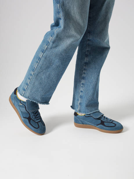 Sneakers Uit Leder Alohas Blauw women 10091702 ander zicht 1