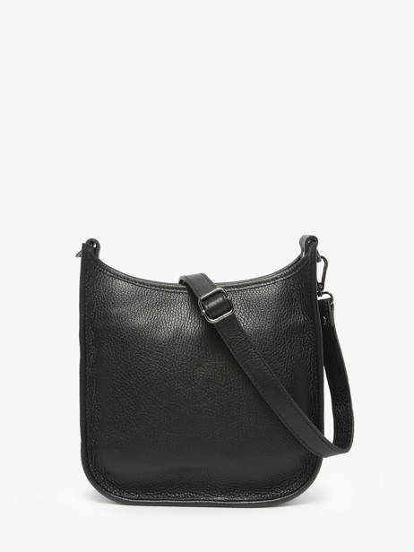 Cross Body Tas Caviar Leder Milano Zwart caviar CA25067 ander zicht 3