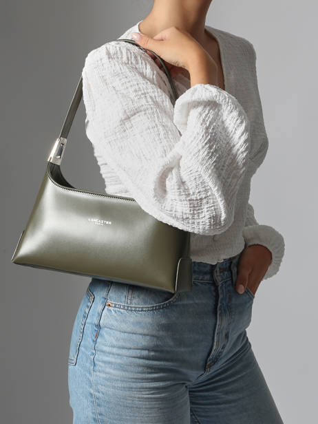 Bucket Bag Suave Leder Lancaster Groen suave ace 20 ander zicht 1