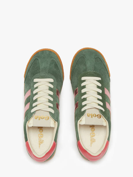 Sneakers Elan Glitz Uit Leder Gola Groen women CLB790 ander zicht 3