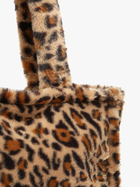 Schoudertas A4 Formaat Fur David jones Bruin fur CM7878 ander zicht 2