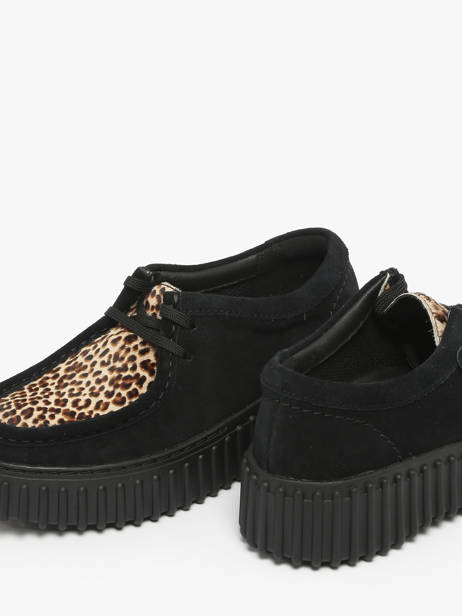 Derby Veterschoenen Torhill Bee Uit Leder Clarks Zwart women 26181189 ander zicht 2