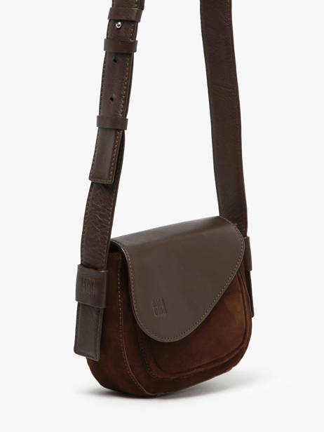 Cross Body Tas Heritage Leder Biba Bruin heritage BLT2L ander zicht 1
