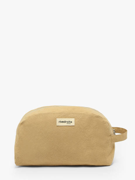 Toiletzak Hermel Gerecycleerd Katoen Rivedroite Beige timeless HERMETIM