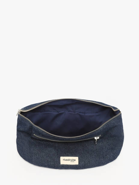 Belt Bag Orsel Gerecycleerd Katoen Rivedroite Blauw timeless ORSELTIM ander zicht 2