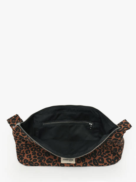 Cross Body Tas Mini Charlot Gerecycleerd Katoen Rivedroite Bruin wild tribe MCHARWIL ander zicht 2