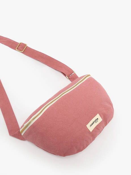 Belt Bag Custine Gerecycleerd Katoen Rivedroite Roze timeless CUSTITIM ander zicht 1