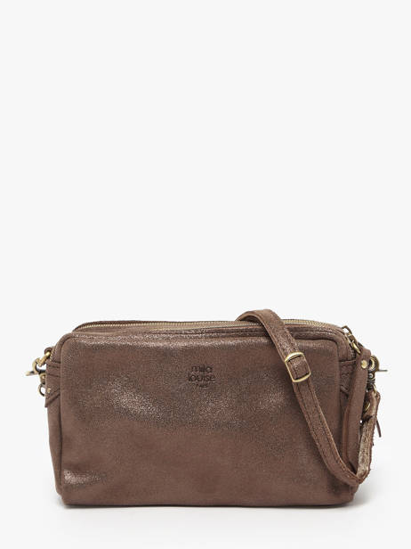Cross Body Tas Vintage Leder Mila louise Bruin vintage 23673XSX ander zicht 3