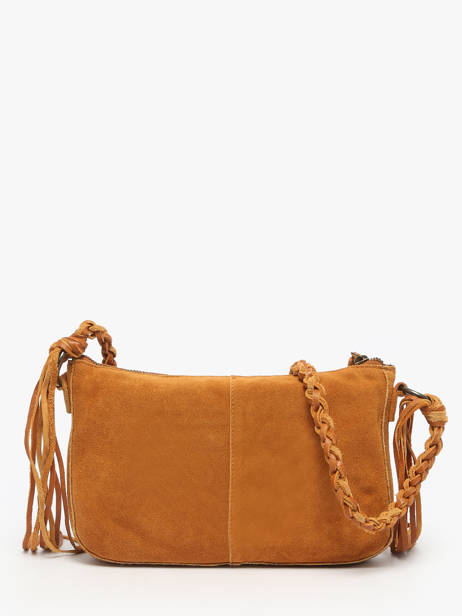 Cross Body Tas Jane Leder Pieces Bruin jane 17160059 ander zicht 4