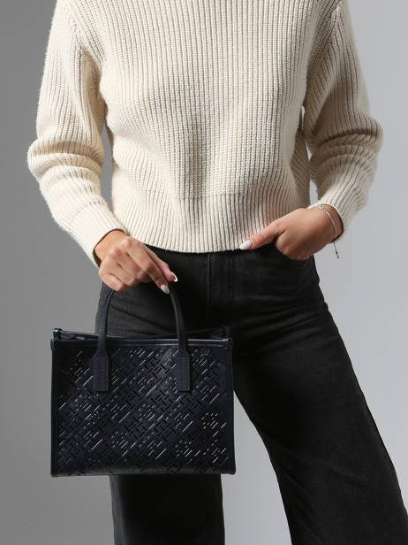 Handtas Th City Tommy hilfiger Blauw th city AW17500 ander zicht 1