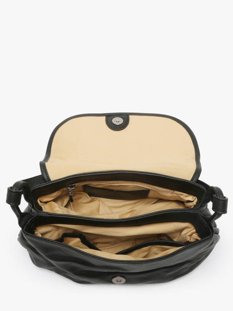 Cross Body Tas Vintage Leder Nat et nin Zwart vintage JEN ander zicht 4