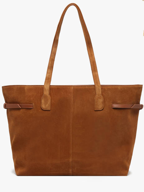 Schoudertas Marceau Leder Nat et nin Bruin vintage MARCEAU ander zicht 3