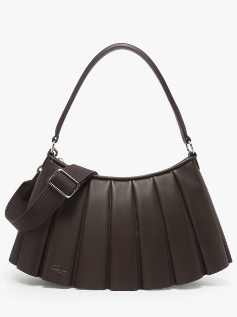 Schoudertas Lenglen Leder Lacoste Bruin lenglen NU5176DP