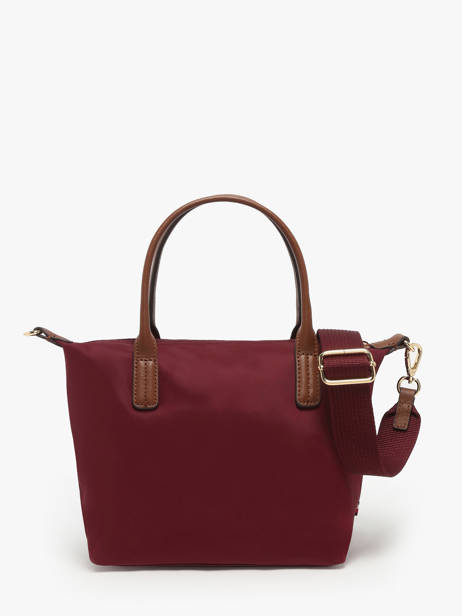 Cross Body Tas Popette Nylon Tommy hilfiger Rood popette AW17709 ander zicht 4