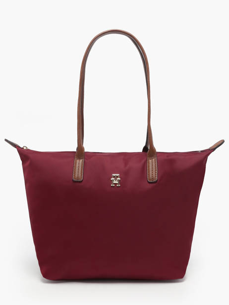 Schoudertas A4 Formaat Popette Nylon Tommy hilfiger Rood popette AW17711
