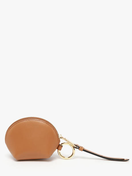 Portemonnee Origami Leder Lancel Bruin origami A13859 ander zicht 2