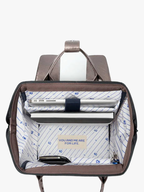 Personaliseerbare Rugzak Adventurer Medium Cabaia Bruin adventurer BAGS ander zicht 2