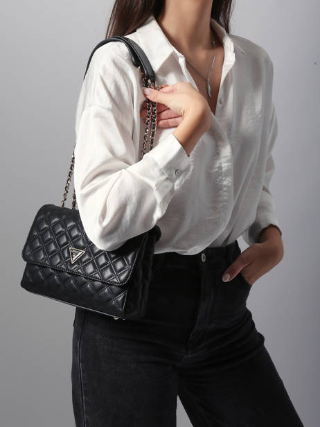 Cross Body Tas Giully Guess Zwart giully QG967320 ander zicht 1