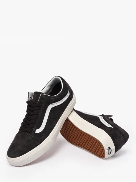 Sneakers Old Skool Uit Leder Vans Zwart men D7ZY7U1 ander zicht 2