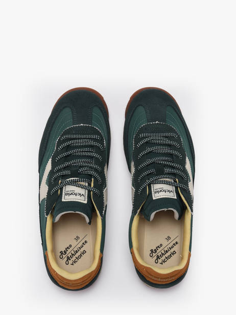 Sneakers Saturno Uit Leder Victoria Groen women 1158102 ander zicht 3